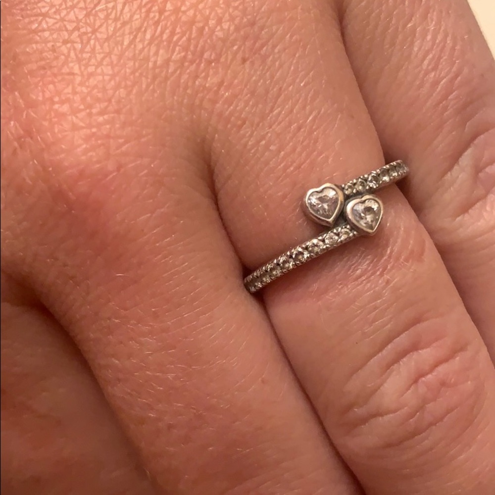 Pandora 2 Hearts Ring!